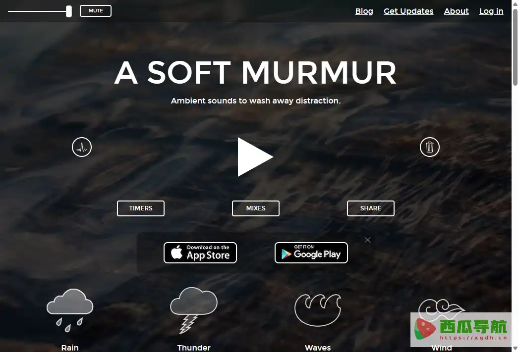 a Soft Murmur：自然白噪音与专注放松工具